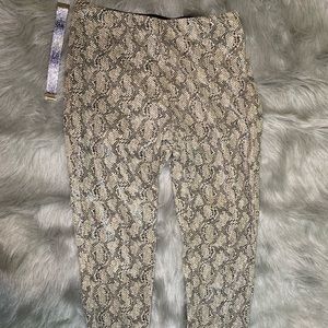 Snake skin pants